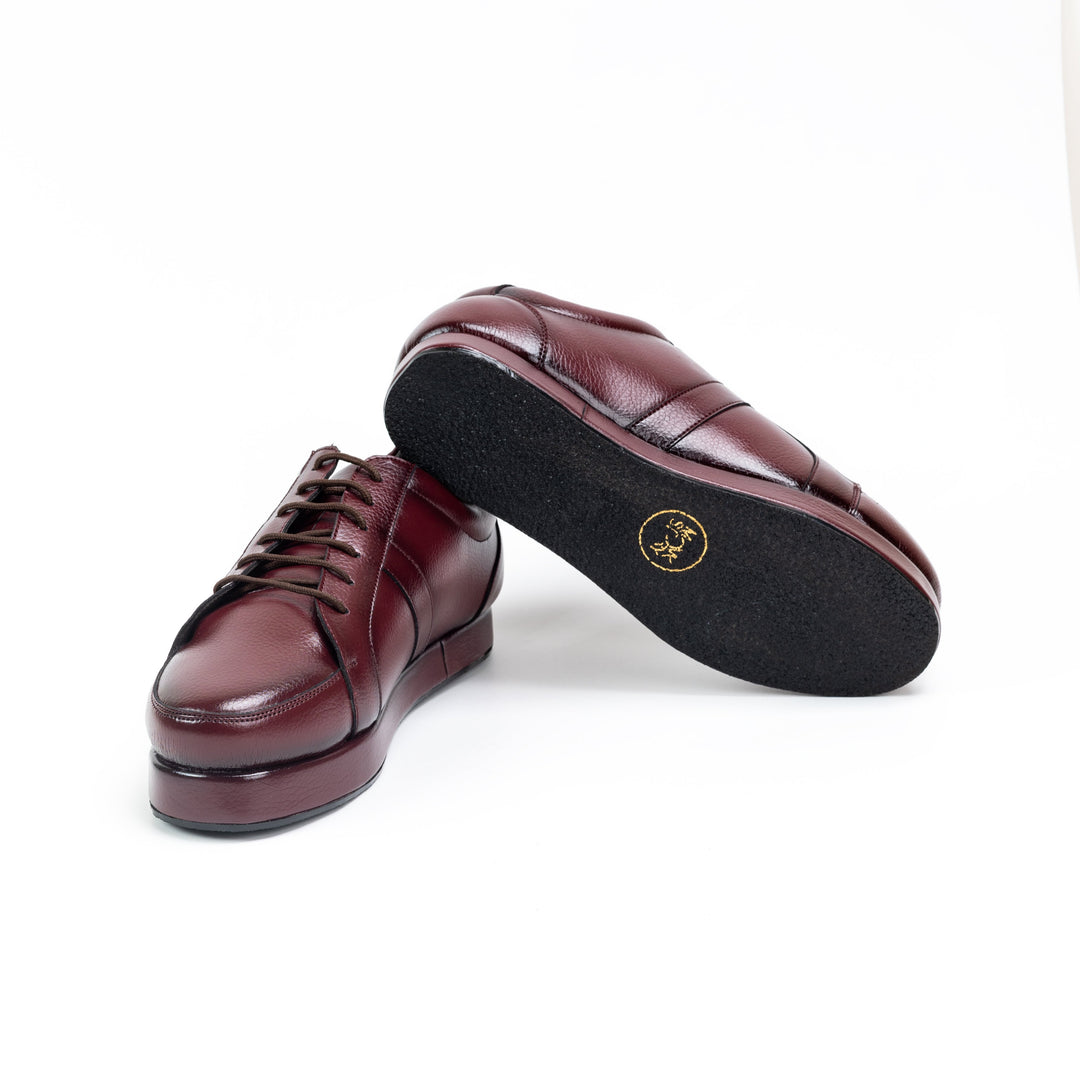 Monkstory Offbeat Lace Vegan Sneakers - The Red Knight