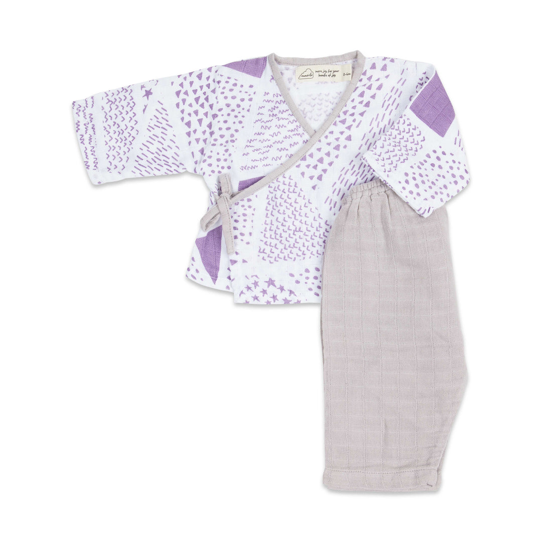 Organic Muslin Kimono Lounge Set