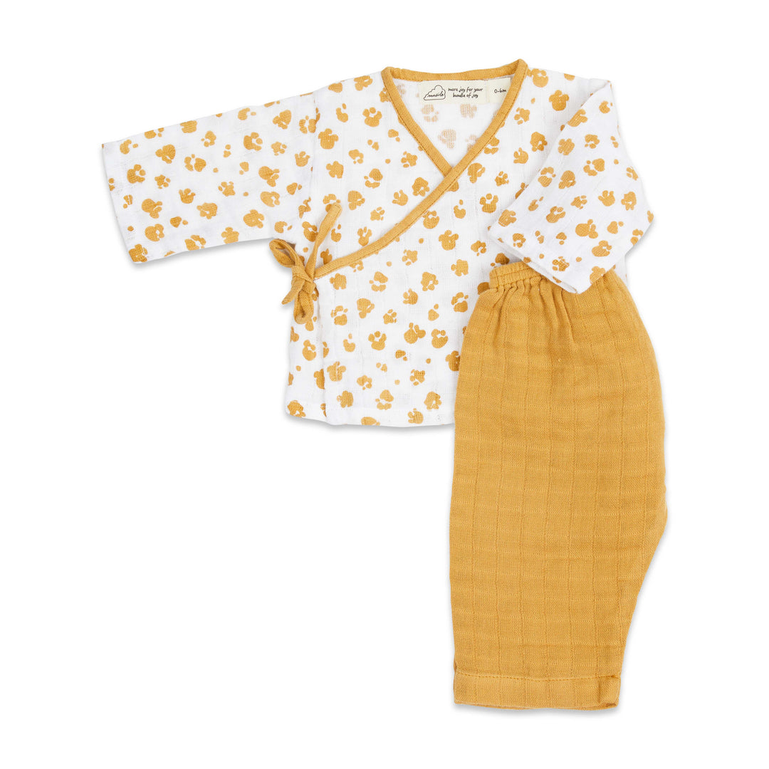 Organic Muslin Kimono Lounge Set