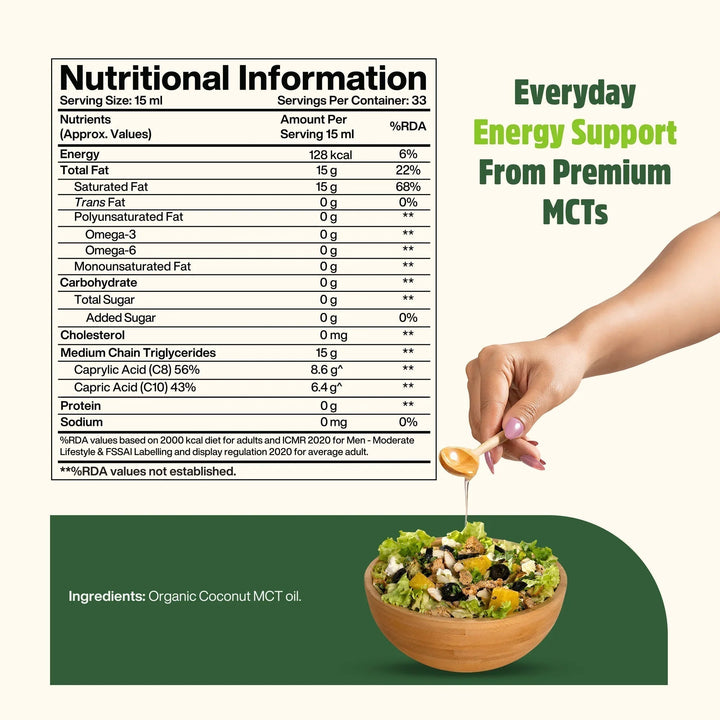 Organic Coconut MCT Oil | 500ml