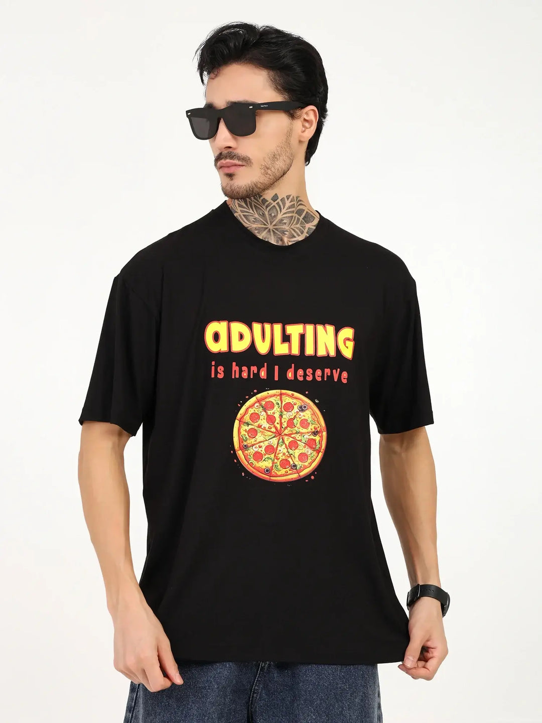 Men Oversized Bamboo T-Shirt – Soft, Breathable & Sustainable