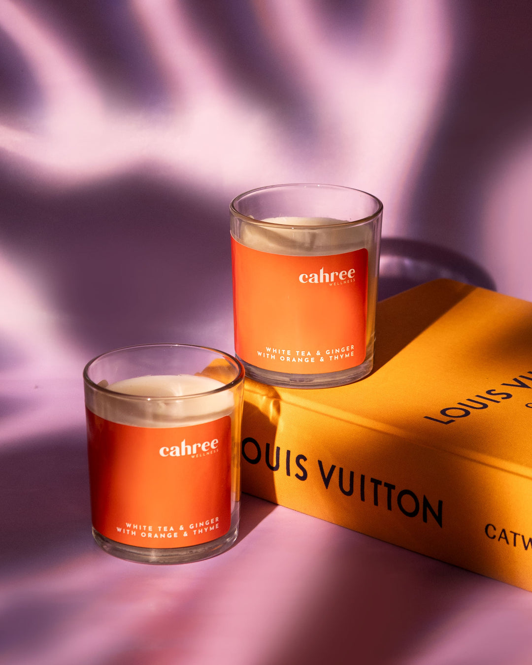 Cahree Wellness White Tea & Ginger with Orange & Thyme Luxury Soy Wax Candle