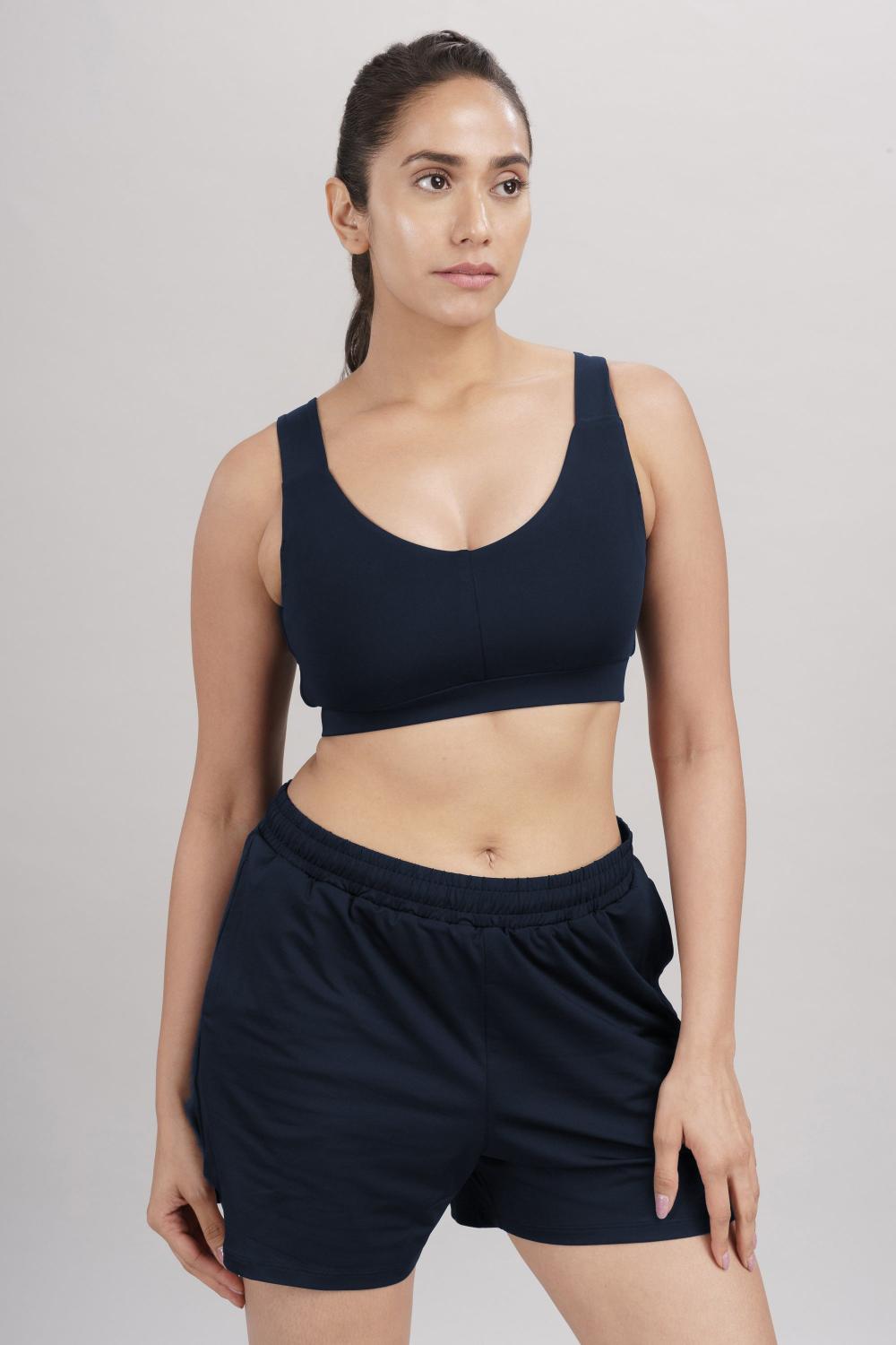 Carbon Tree U Neck Active Bra