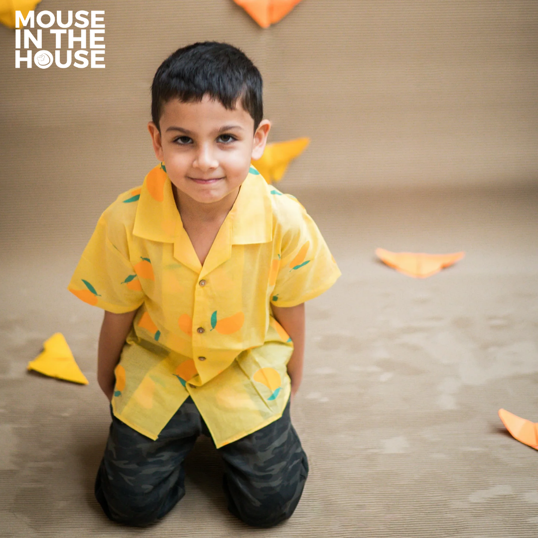 Mouse In The House A Juicy Mango - Cotton Shirt