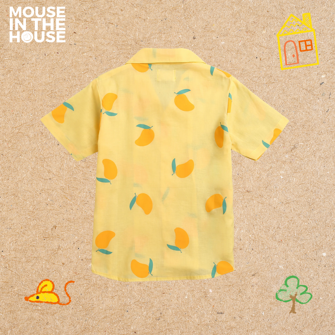 Mouse In The House A Juicy Mango - Cotton Shirt