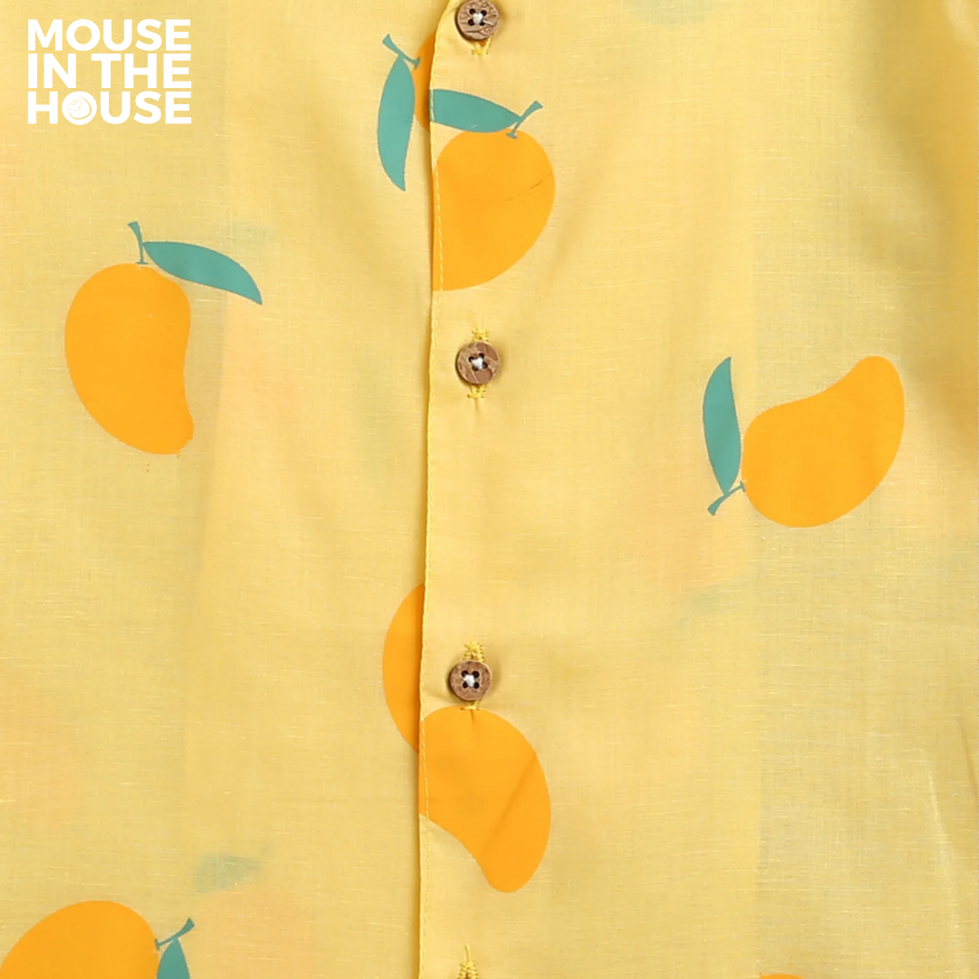 Mouse In The House A Juicy Mango - Cotton Shirt