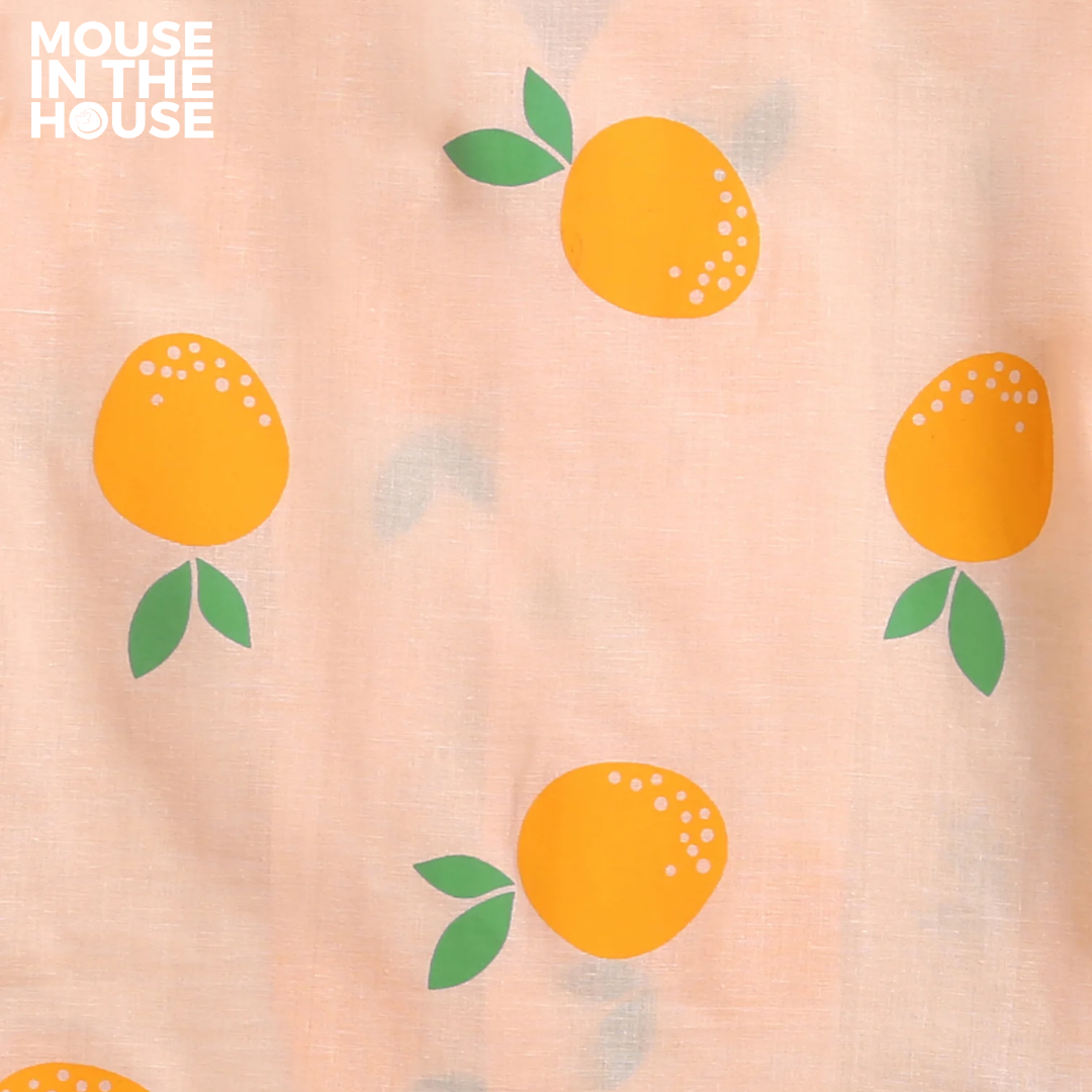 Mouse In The House A Tangy Orange- Cotton Shirt