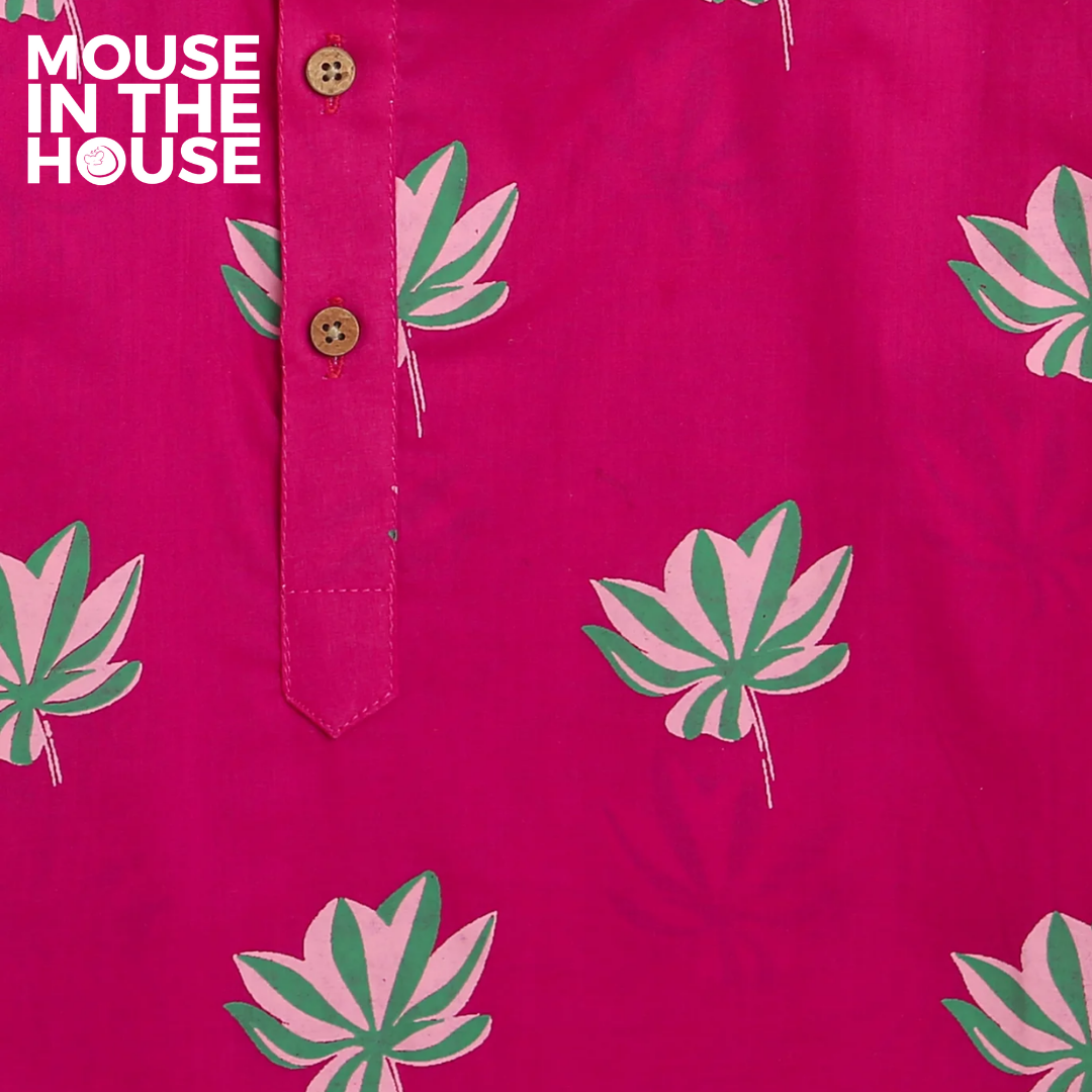 Mouse In The House Lotus Bloom (Purple)- Ethnic Wear Boys