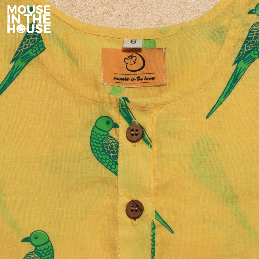 Mouse In The House Tiya A Parrot - Ethnic wear Girls