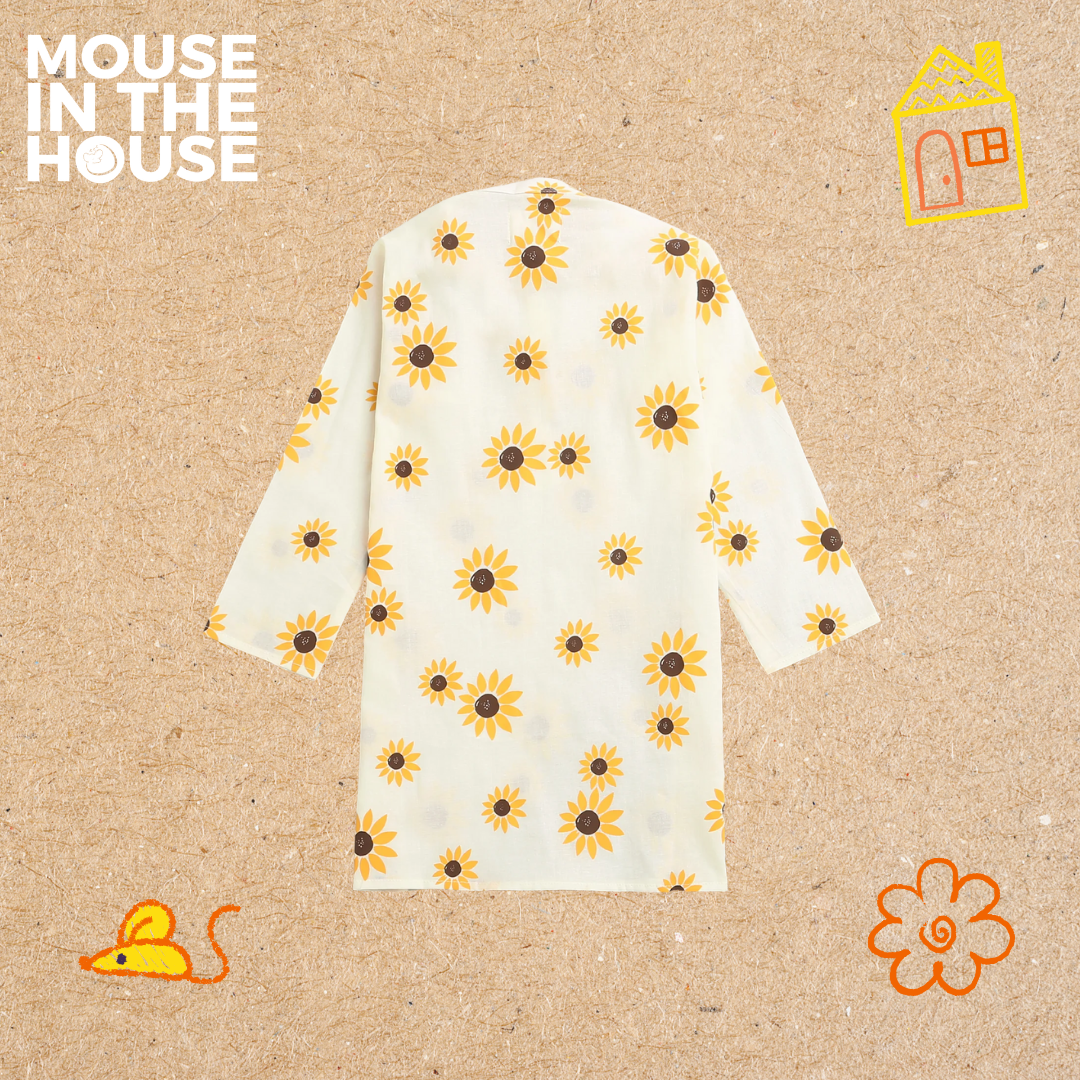 Mouse In The House Lane of Dreams (Cream)- Ethnic Wear boys