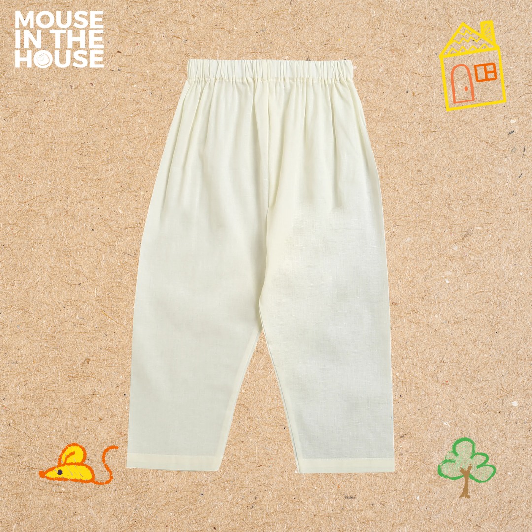 Mouse In The House Lane of Dreams (Cream) - Girls Ethnic Wear