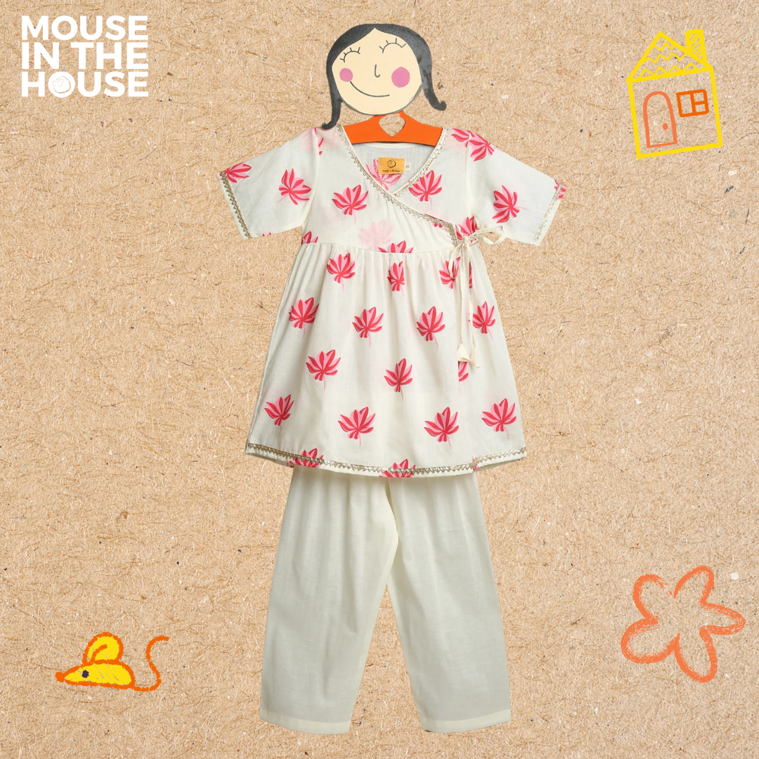 Mouse In The House Lotus Bloom - Ethnic Wear for Girls