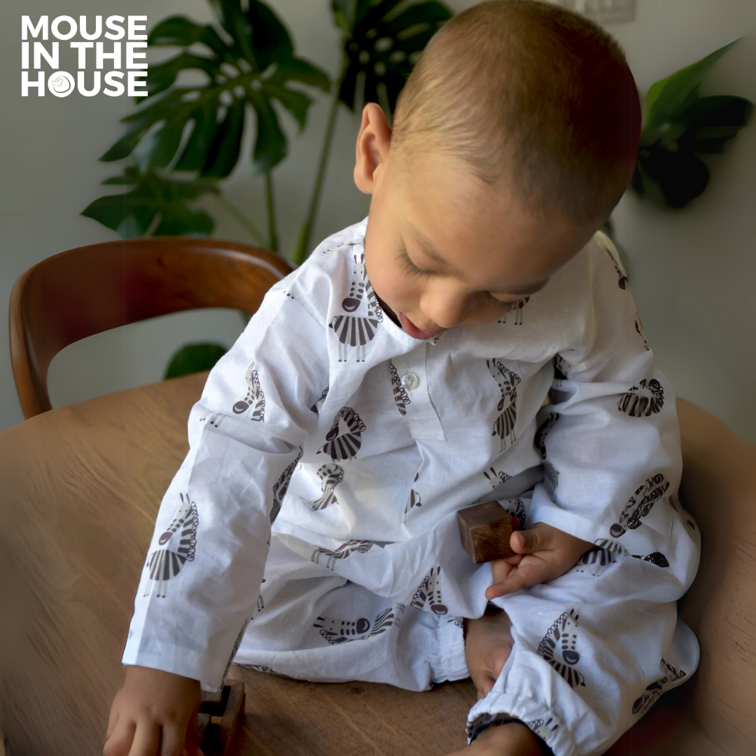 Mouse In The House Stripy Zebra- Infant Wear