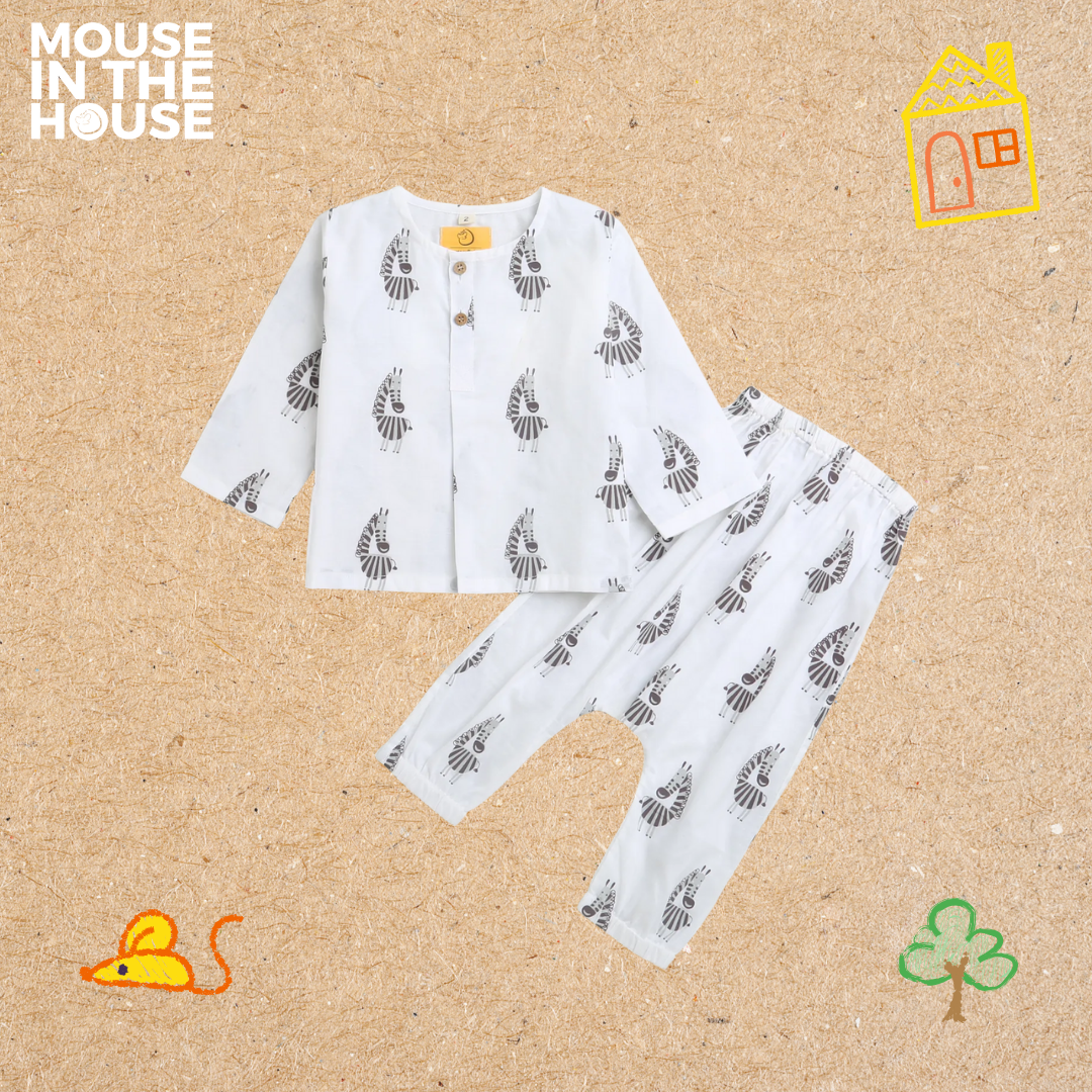 Mouse In The House Stripy Zebra- Infant Wear