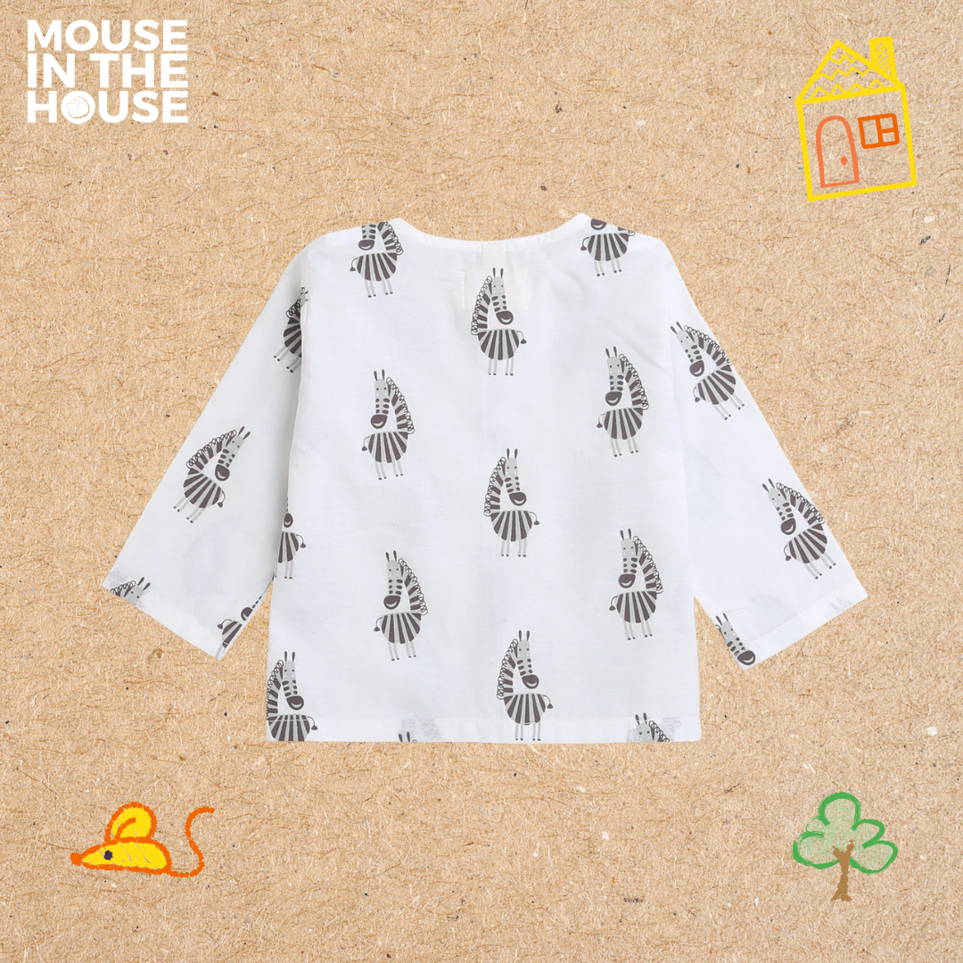 Mouse In The House Stripy Zebra- Infant Wear