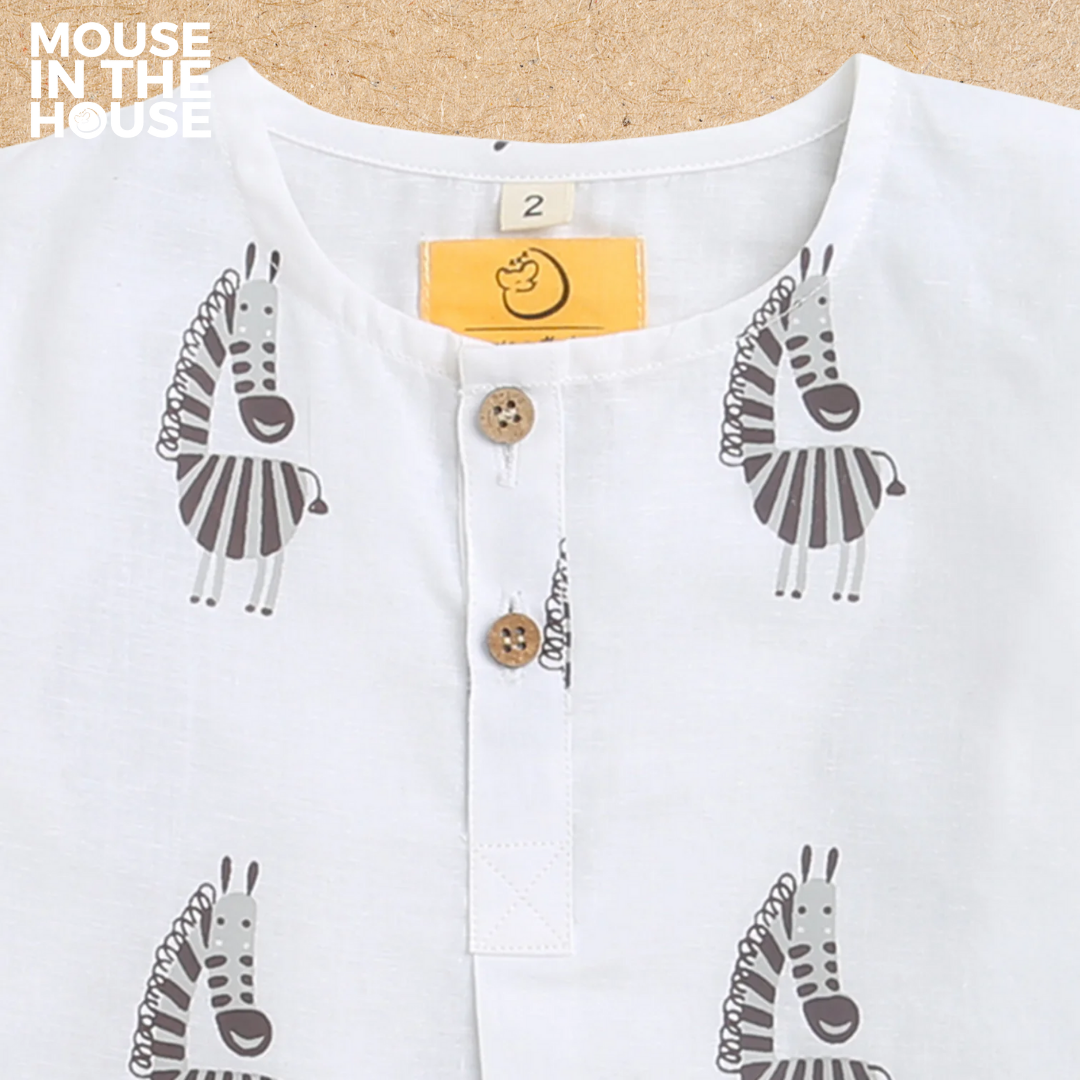 Mouse In The House Stripy Zebra- Infant Wear