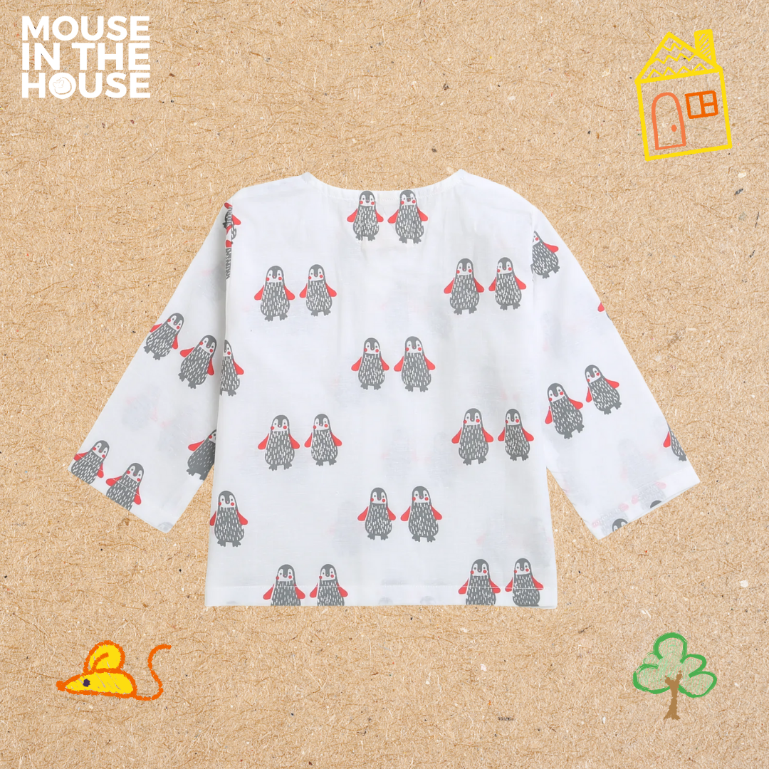 Mouse In The House Stary Penguin-  Infant Wear