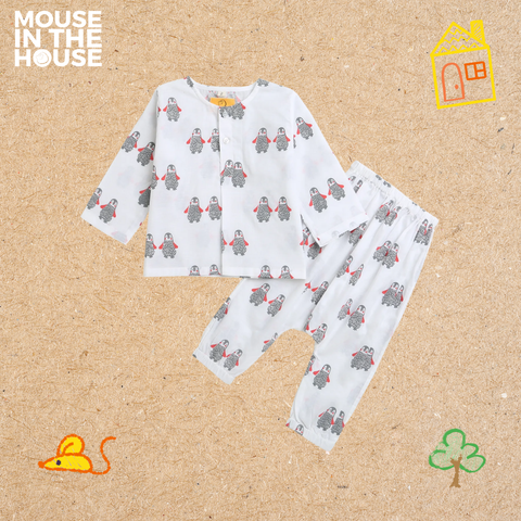 Mouse In The House Stary Penguin-  Infant Wear