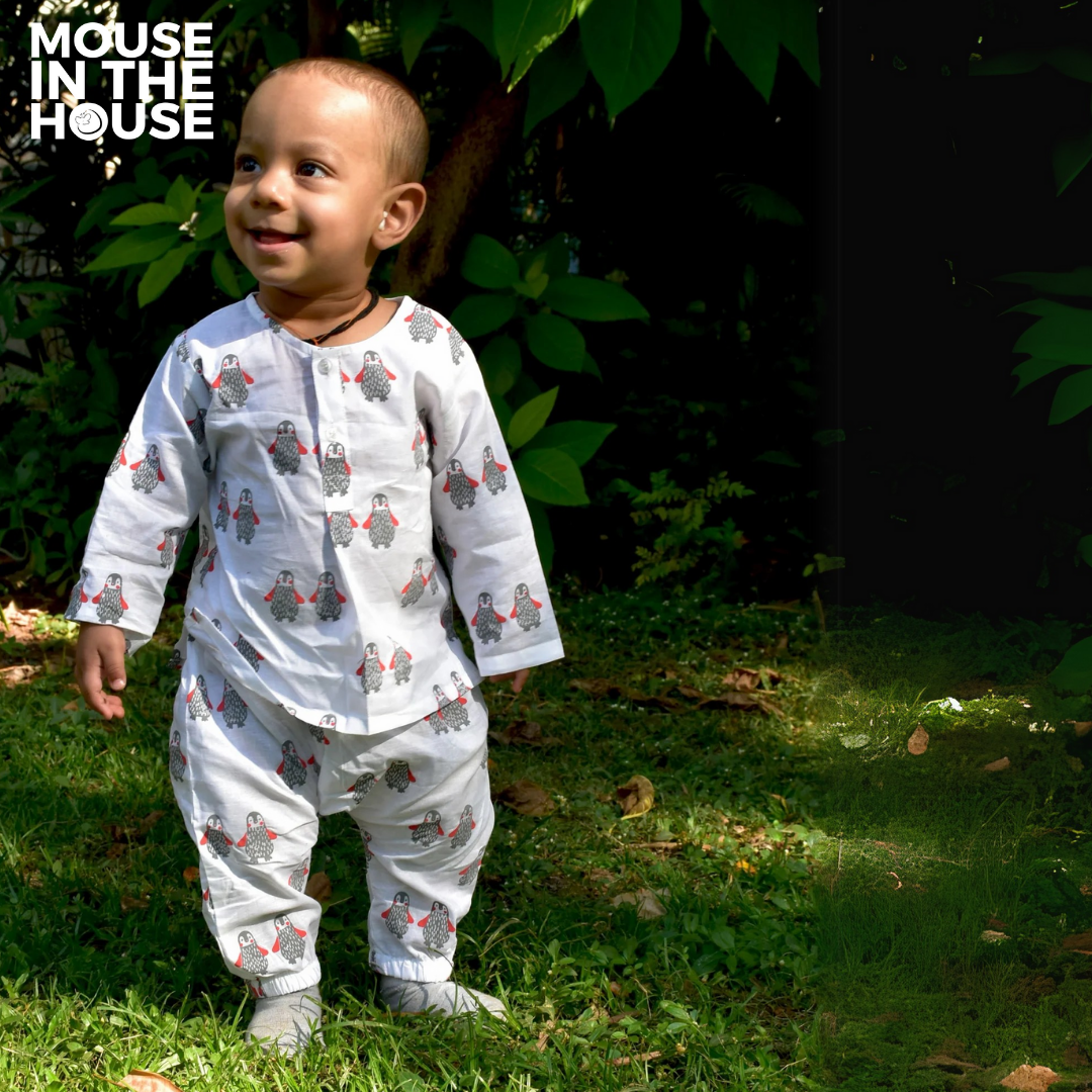 Mouse In The House Stary Penguin-  Infant Wear