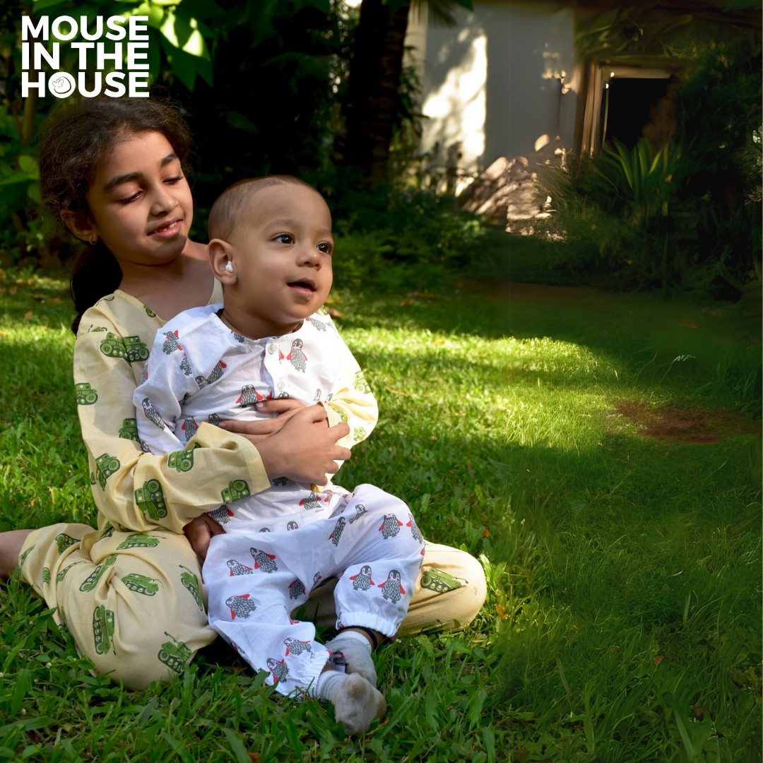 Mouse In The House Stary Penguin-  Infant Wear