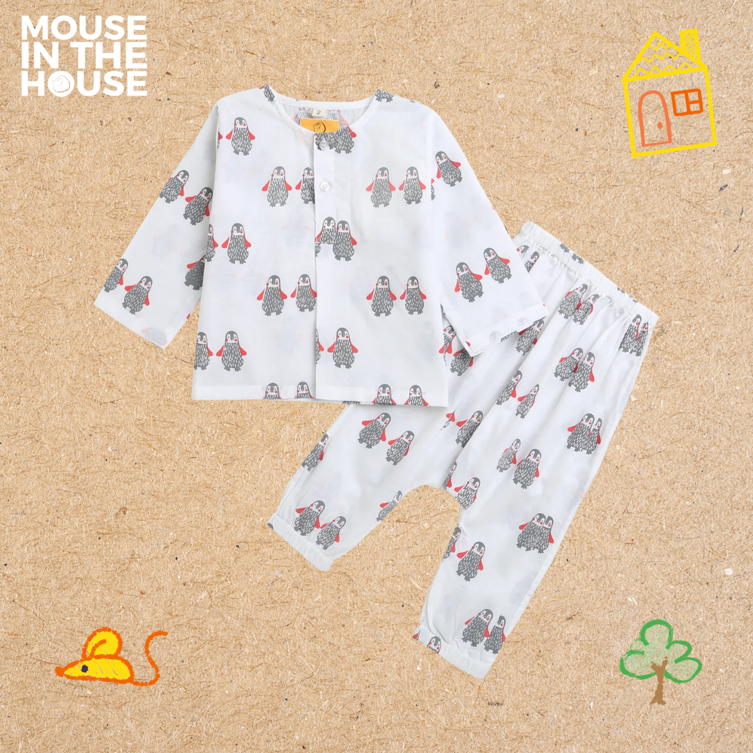 Mouse In The House Stary Penguin-  Infant Wear