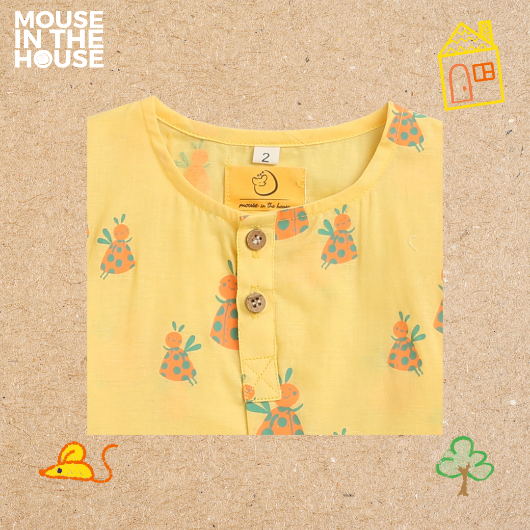 Mouse In The House Dotty Ladybug- Infant Wear