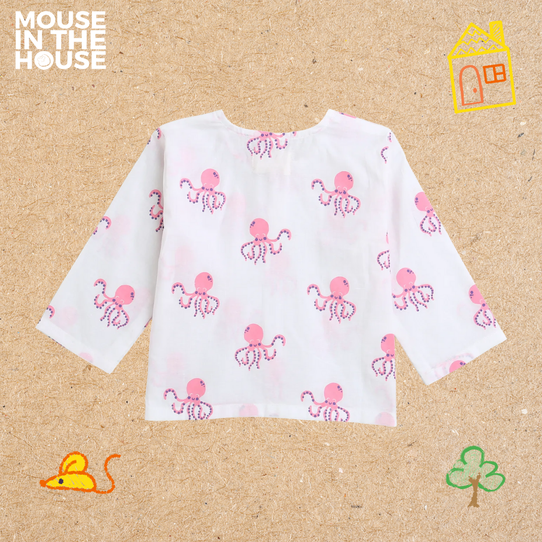 Mouse In The House Hearty Octopus- Infant Wear