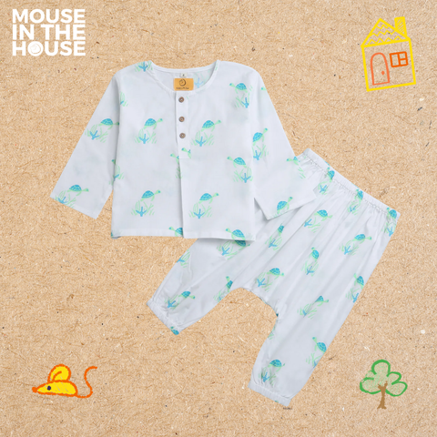 Mouse In The House Flippy The Turtle- Infant Wear