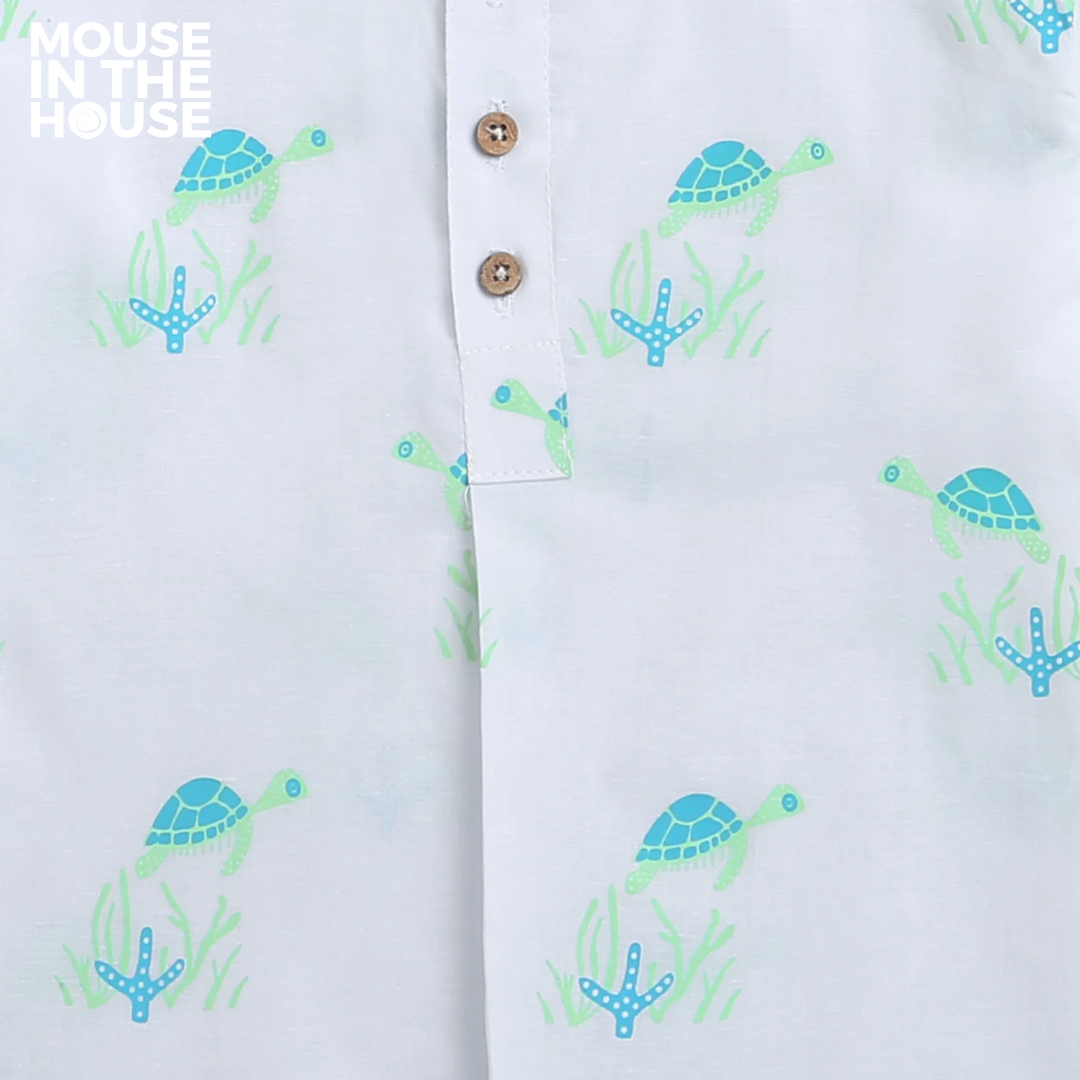 Mouse In The House Flippy The Turtle- Infant Wear