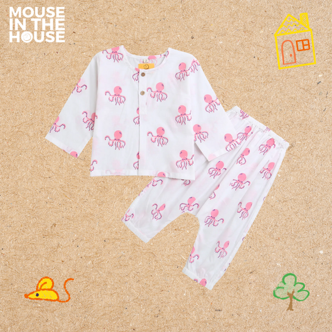 Mouse In The House Hearty Octopus- Infant Wear