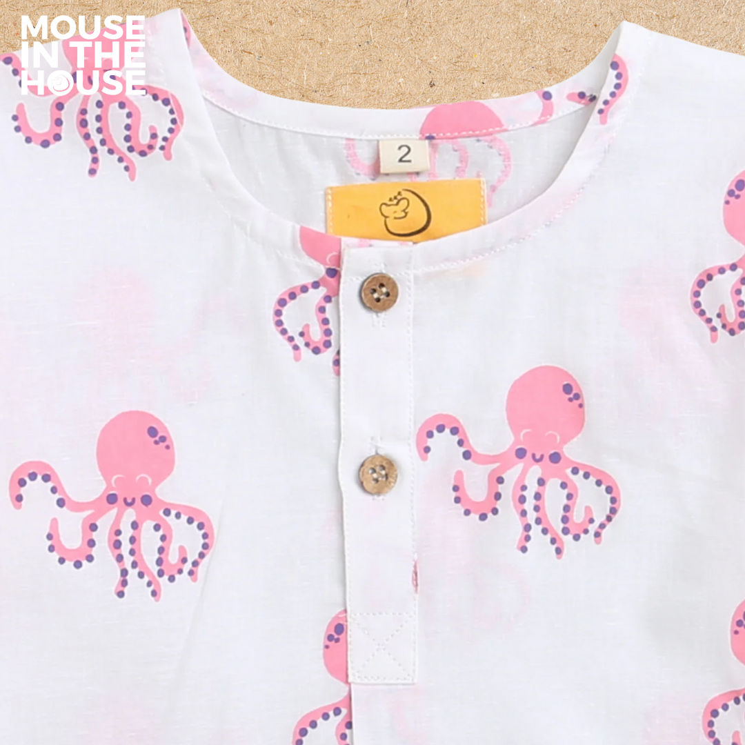 Mouse In The House Hearty Octopus- Infant Wear