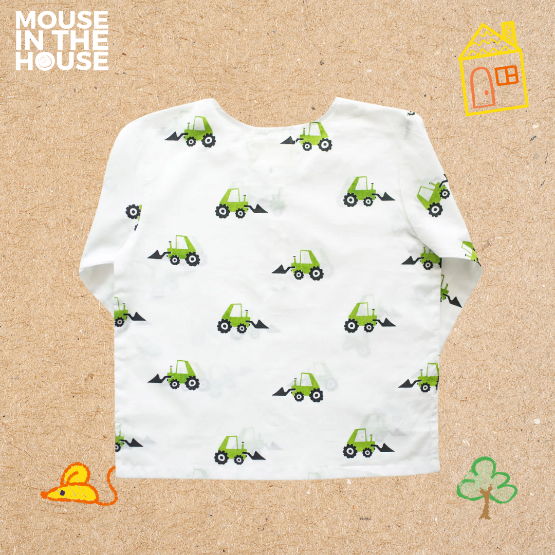 Mouse In The House Scoopy Excavator- Unisex Nightdress