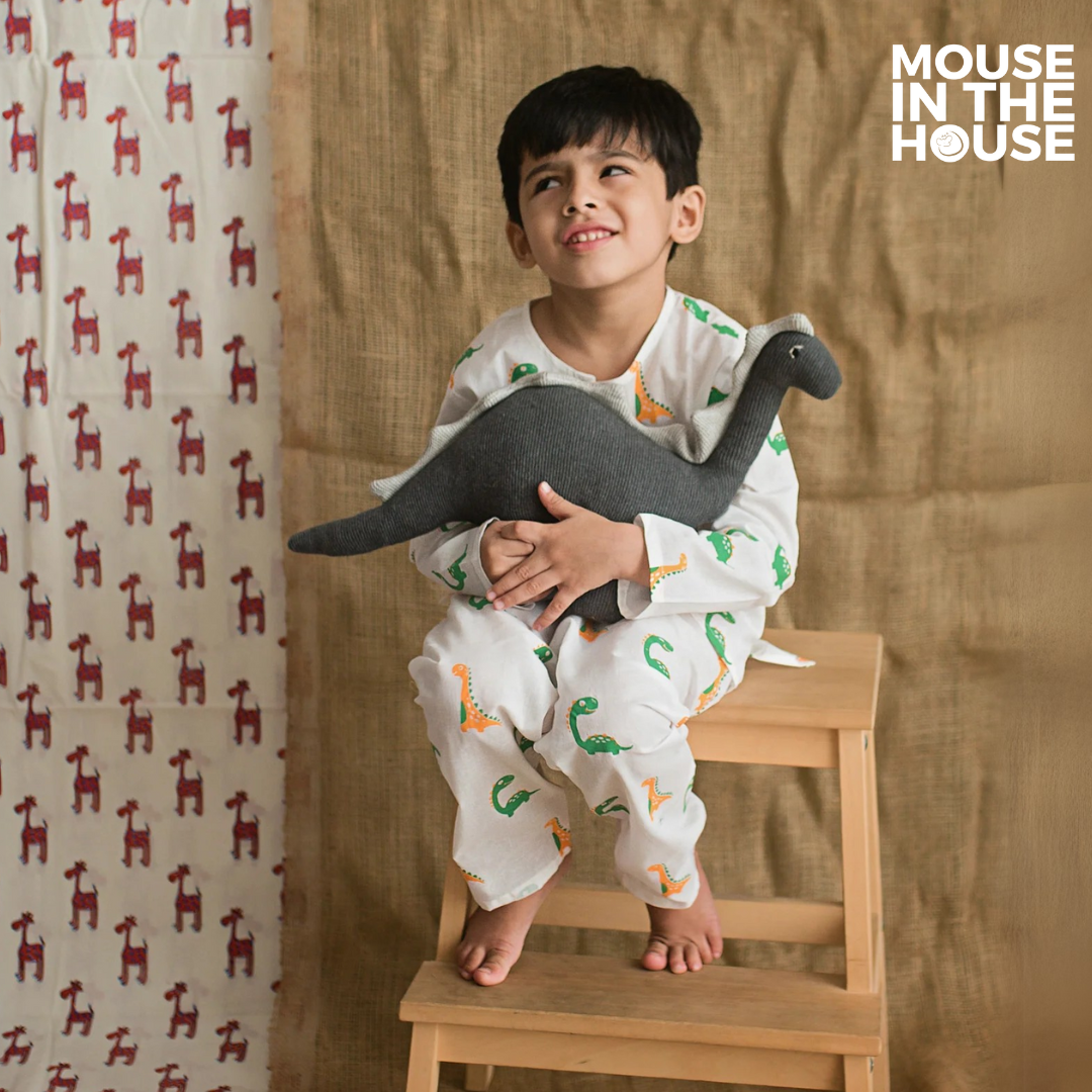 Mouse In The House Dino Friends- Unisex Nightdress