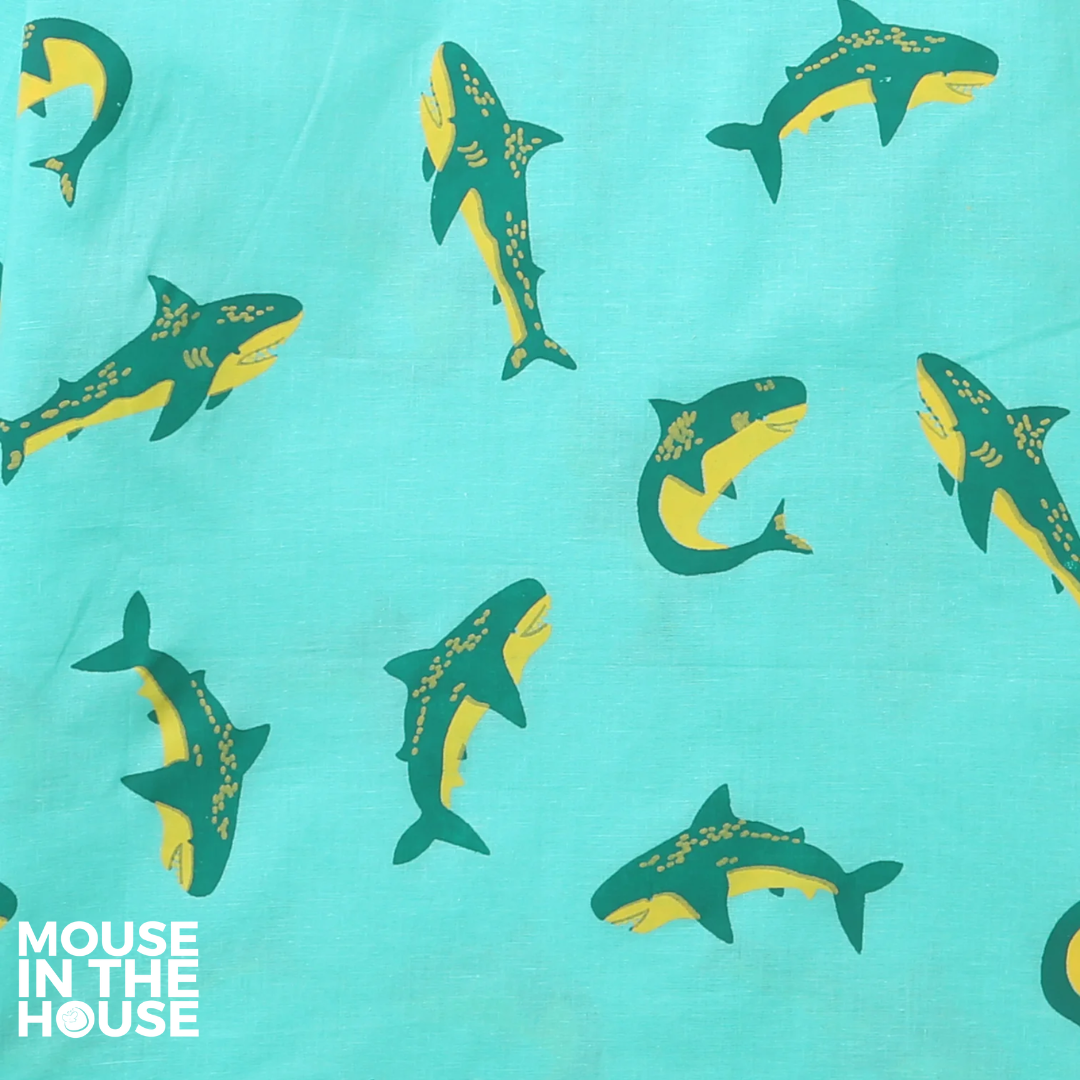 Mouse In The House Giant Shark- Unisex Nightdress