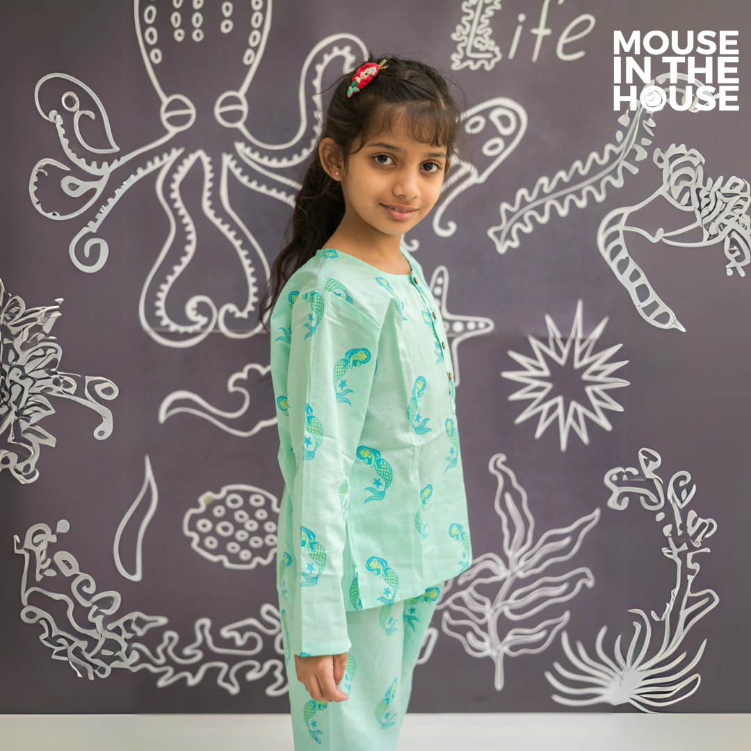 Mouse In The House Adella The Mermaid- Unisex Nightdress