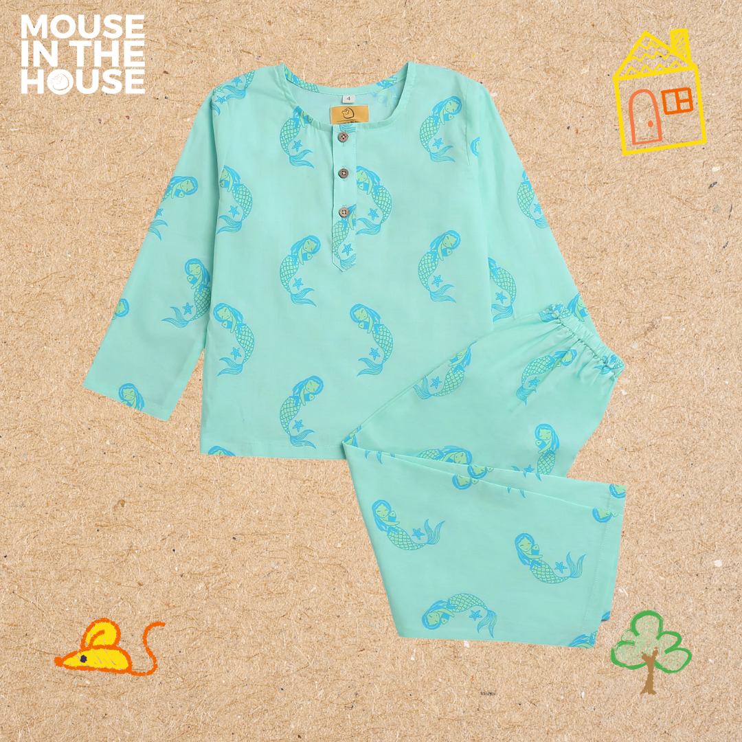 Mouse In The House Adella The Mermaid- Unisex Nightdress