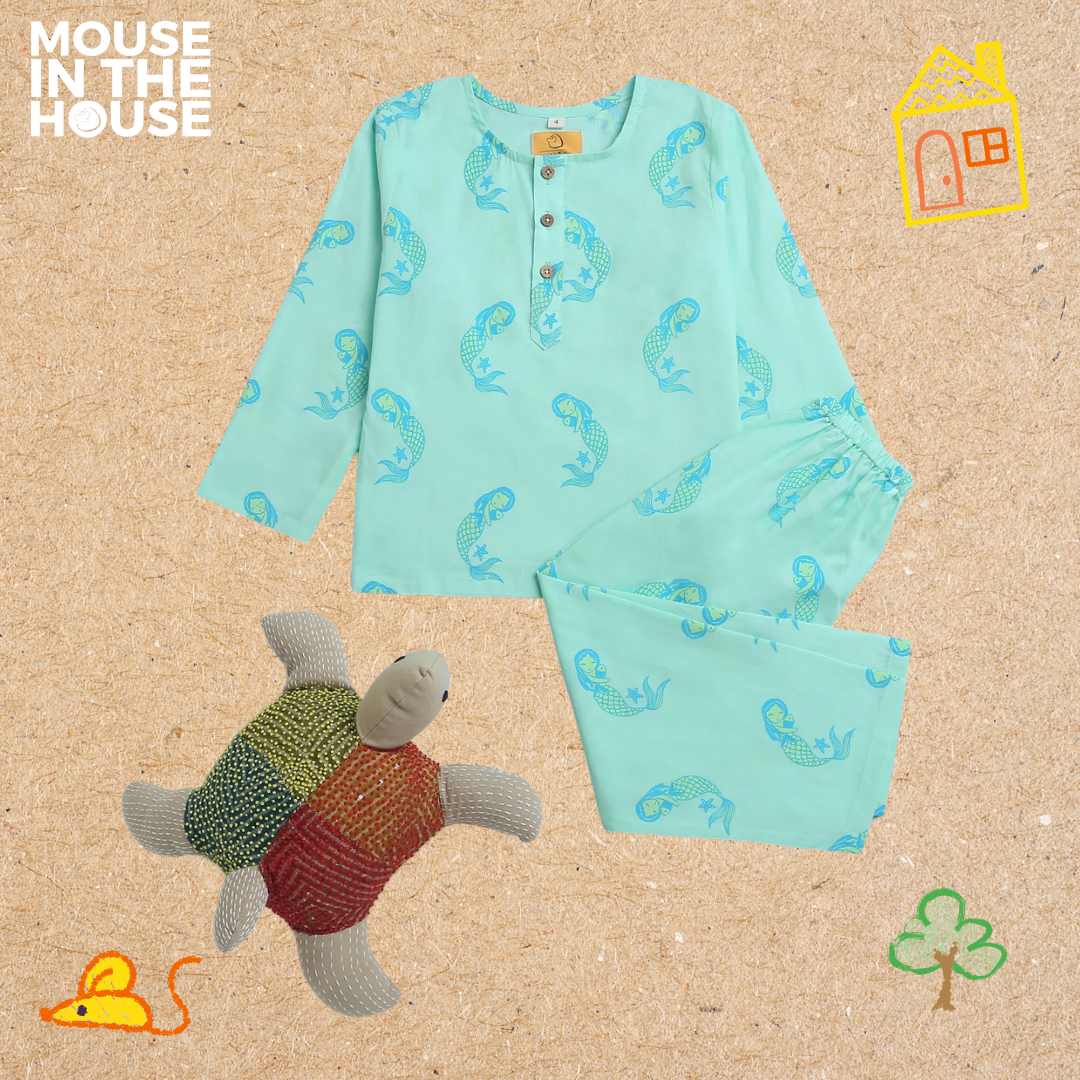 Mouse In The House Adella The Mermaid- Unisex Nightdress