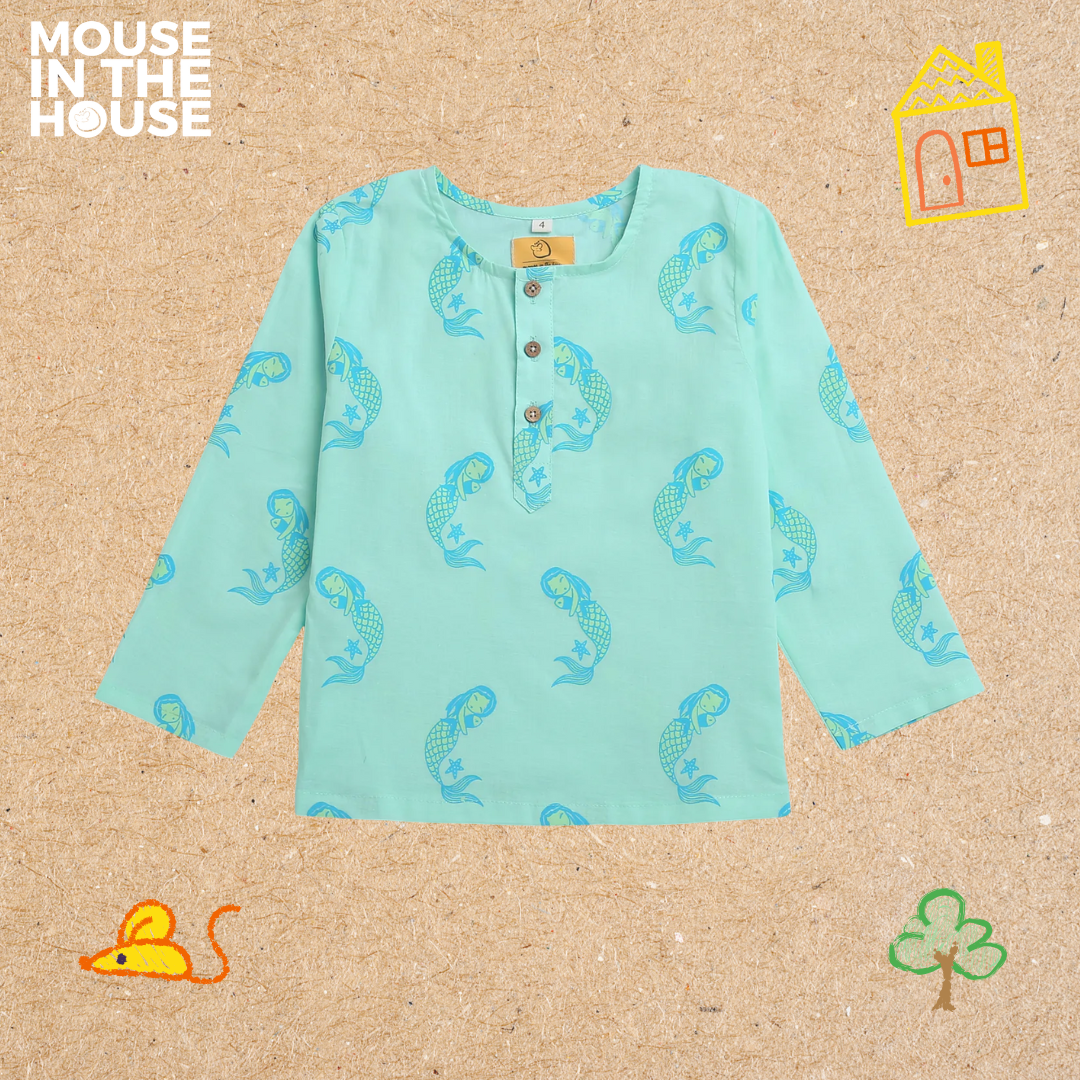 Mouse In The House Adella The Mermaid- Unisex Nightdress