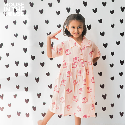 Mouse In The House A Stomping Elephant - Cotton Dress