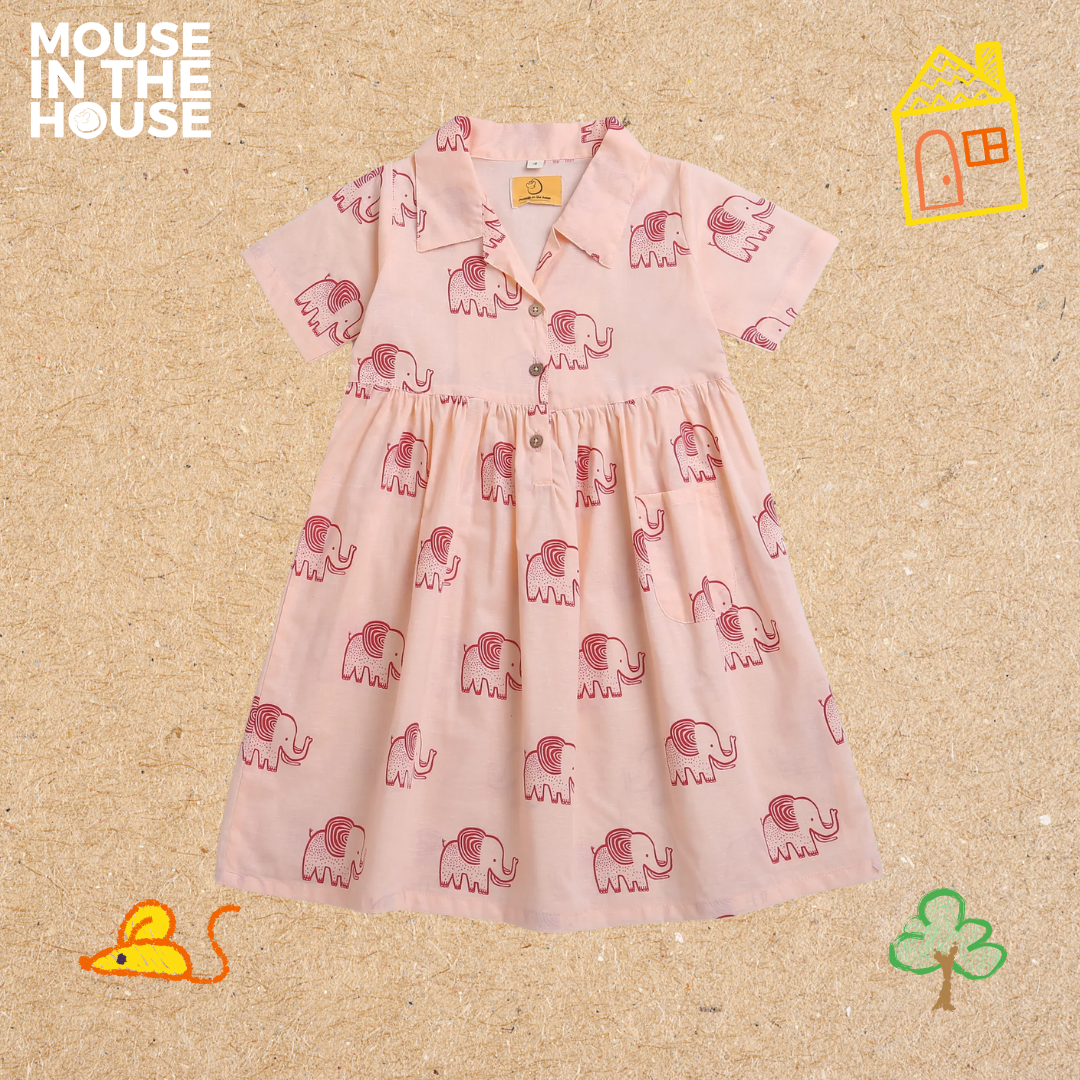 Mouse In The House A Stomping Elephant - Cotton Dress