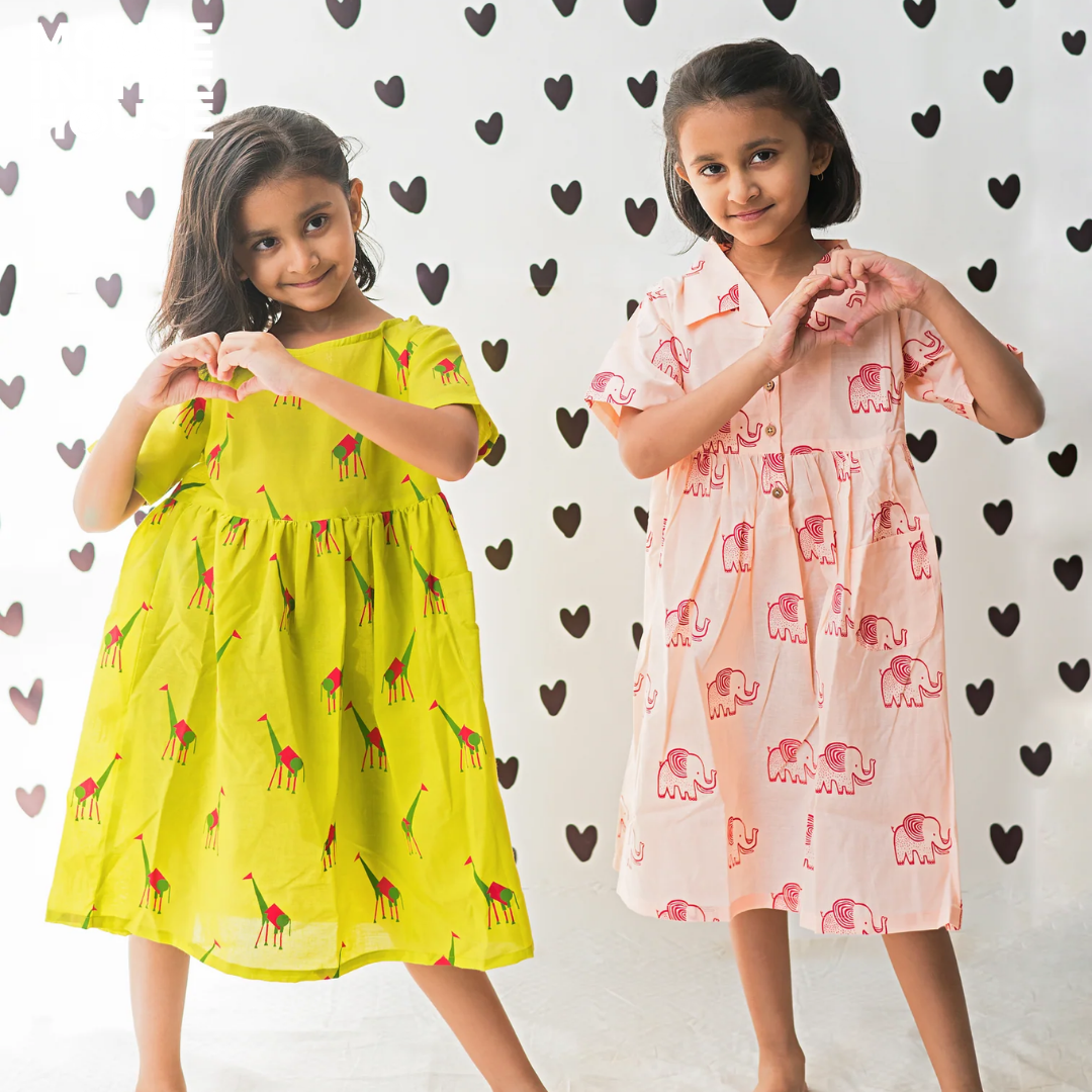 Mouse In The House A Stomping Elephant - Cotton Dress