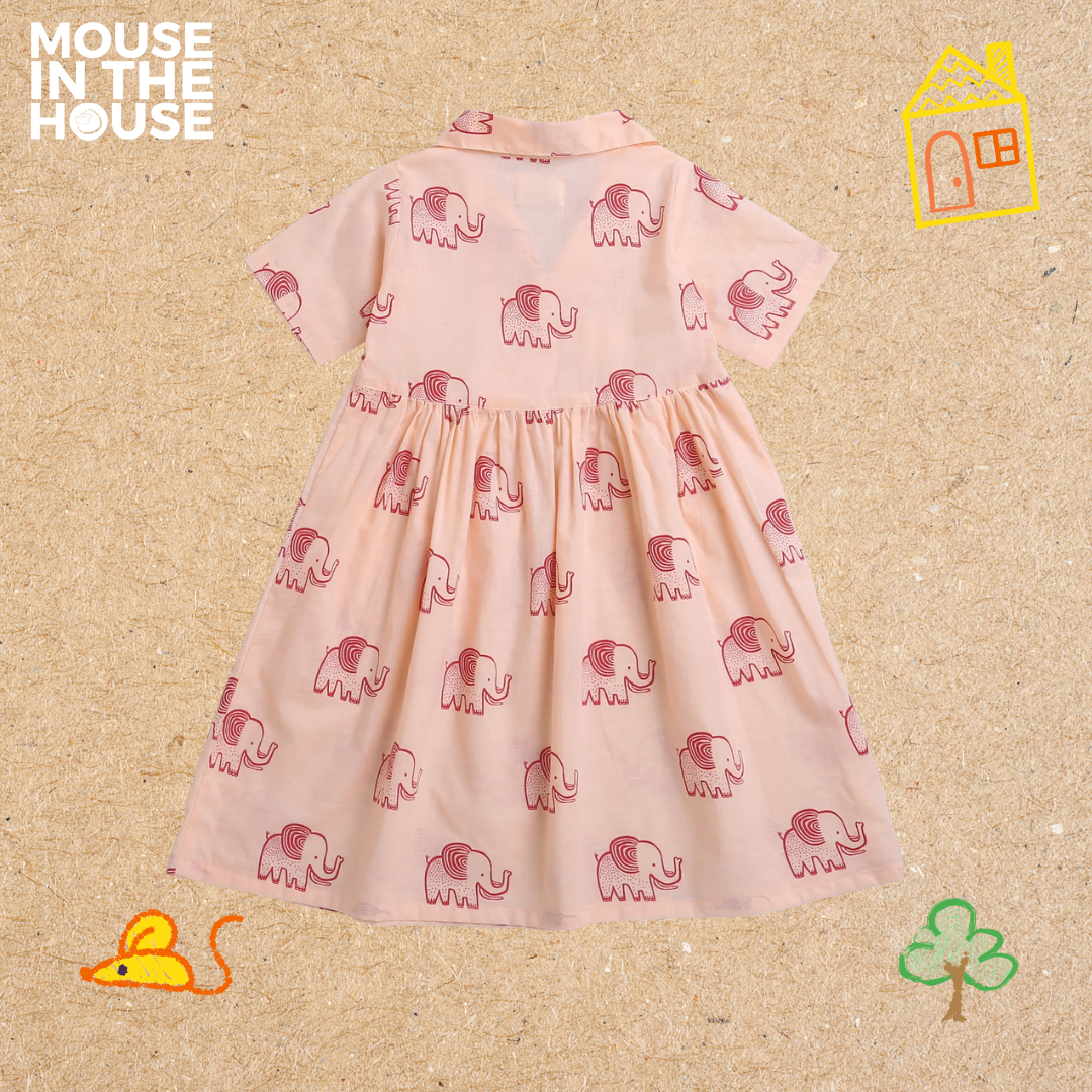 Mouse In The House A Stomping Elephant - Cotton Dress