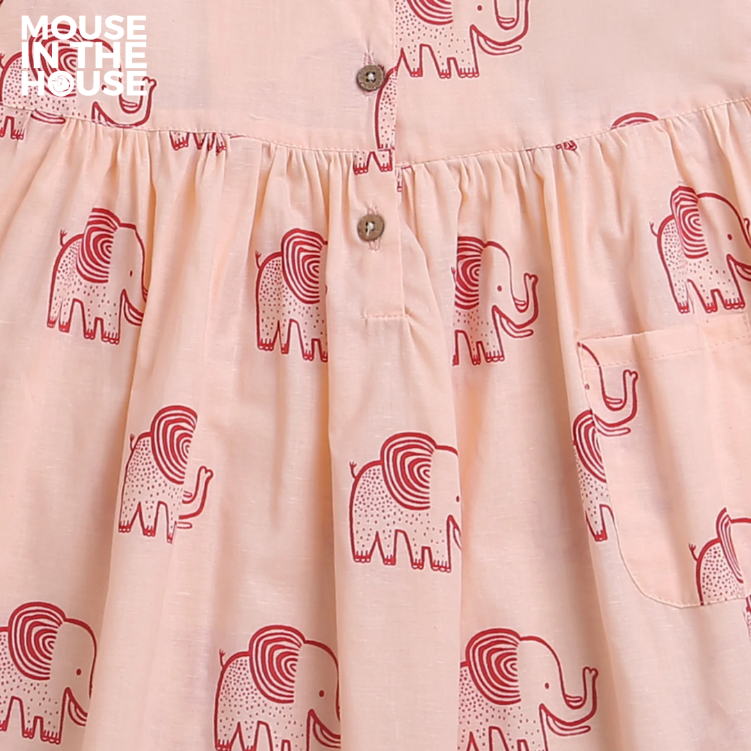 Mouse In The House A Stomping Elephant - Cotton Dress