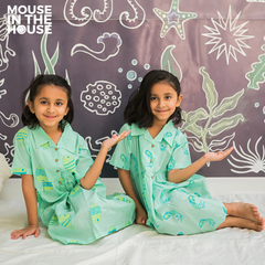 Mouse In The House Adella The Mermaid - Cotton Dress