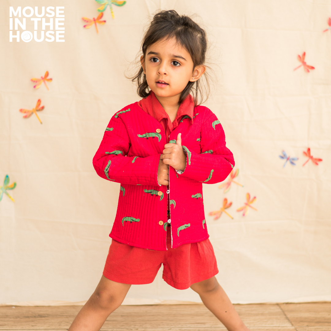 Mouse In The House Crocodile - Reversible Jacket