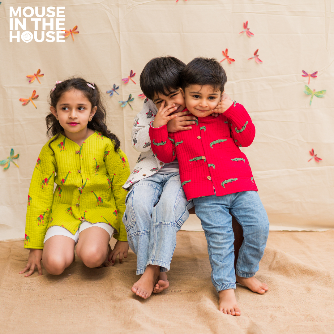 Mouse In The House Crocodile - Reversible Jacket