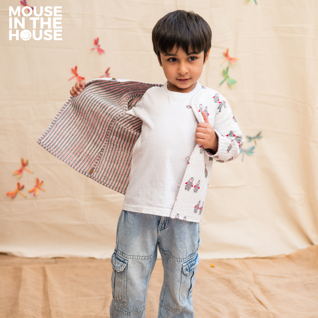 Mouse In The House A Stary Penguin- Reversible Jacket