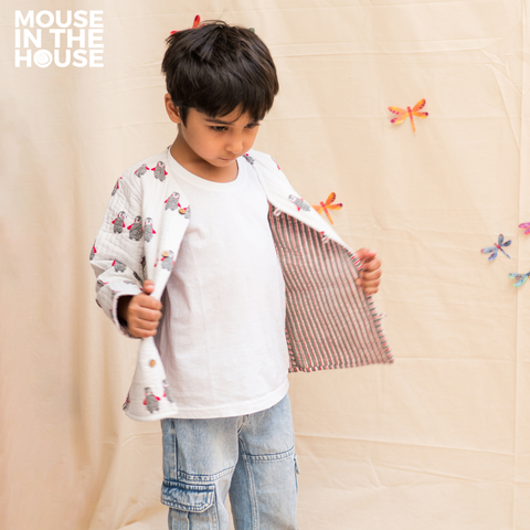 Mouse In The House A Stary Penguin- Reversible Jacket