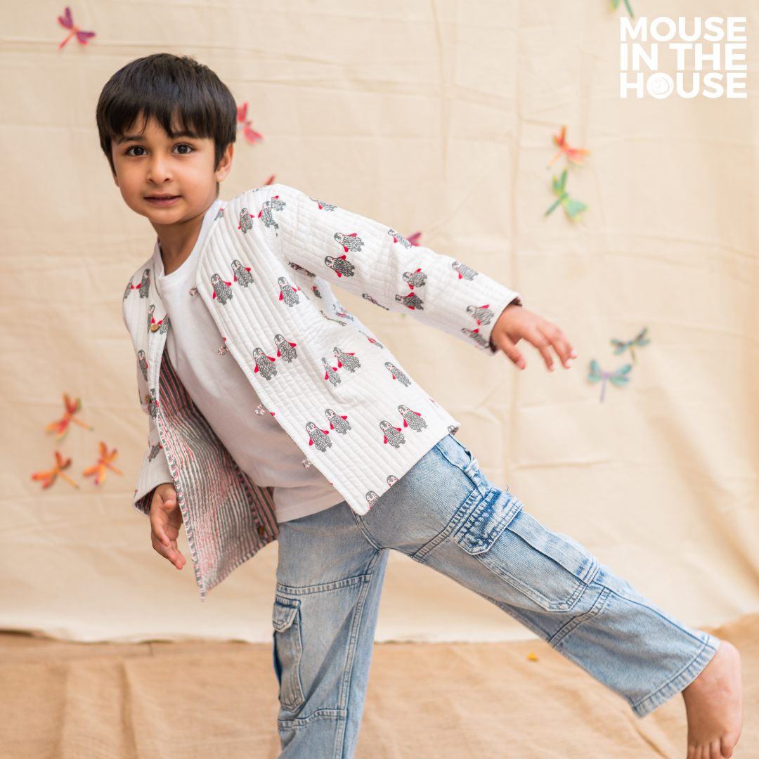 Mouse In The House A Stary Penguin- Reversible Jacket