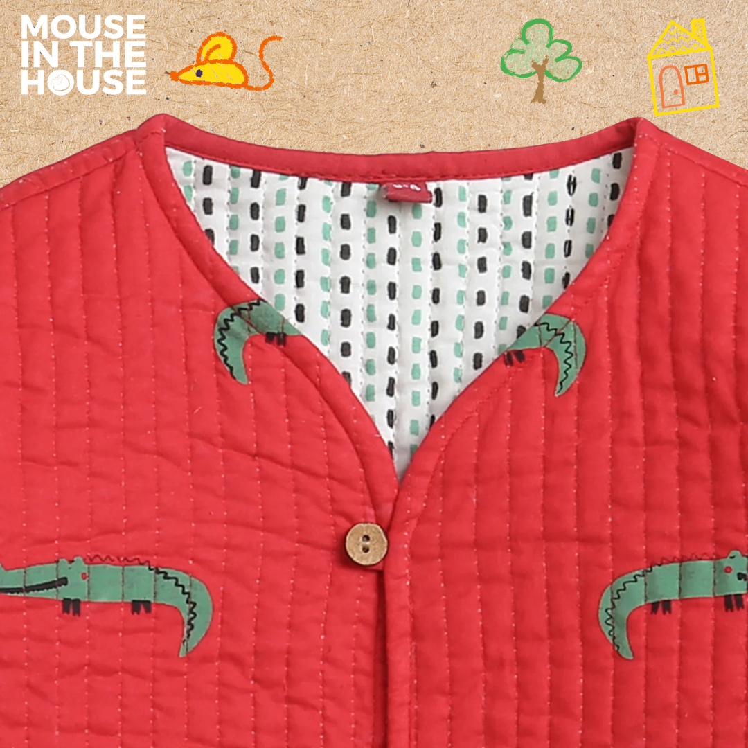 Mouse In The House Crocodile - Reversible Jacket